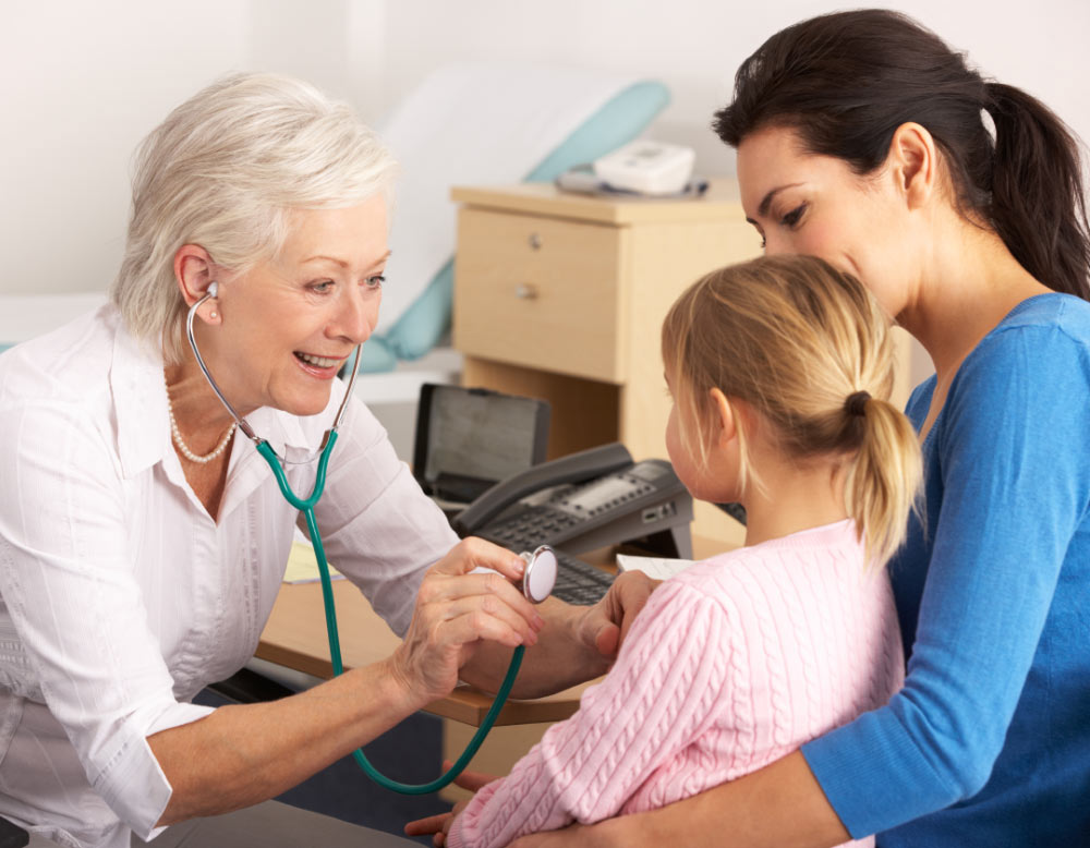 Doctor Examining Child